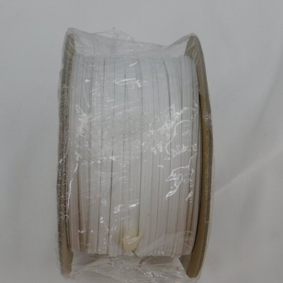 Rice Uniform Braid Sewing Trim 3/16" White ELC Industries NEW Spool 144 Yards - Picture 1 of 4